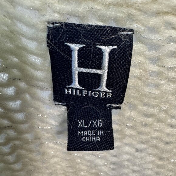 Vintage Hilfiger Womens Size XL Mohair Blend Knit Cardigan Sweater - Picture 5 of 6